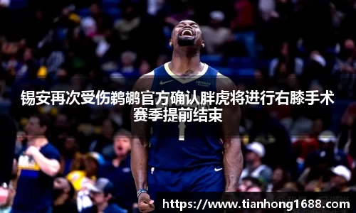 锡安再次受伤鹈鹕官方确认胖虎将进行右膝手术赛季提前结束